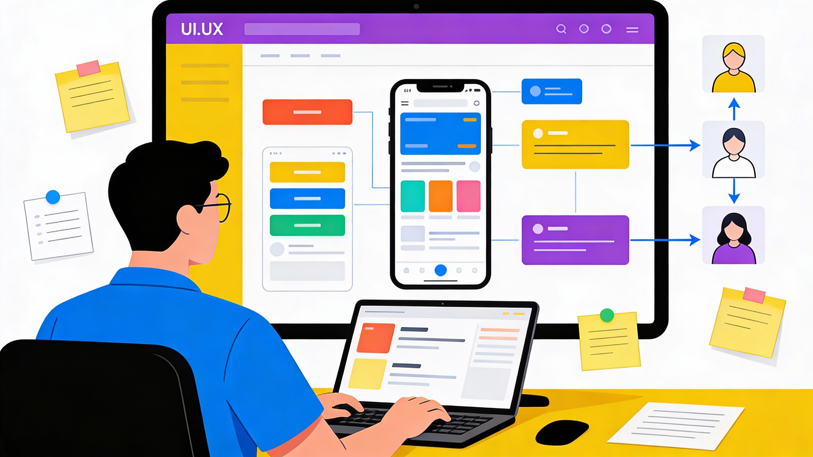 Learn UI/UX Design at Gaza Academy – From Idea to Interactive Experience